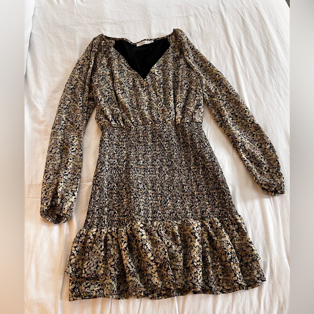 Lush ruched mini dress